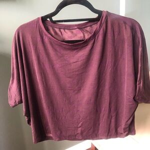 Lululemon Purple bat sleeved top